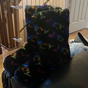 Juicy Couture Fuzzy Boots